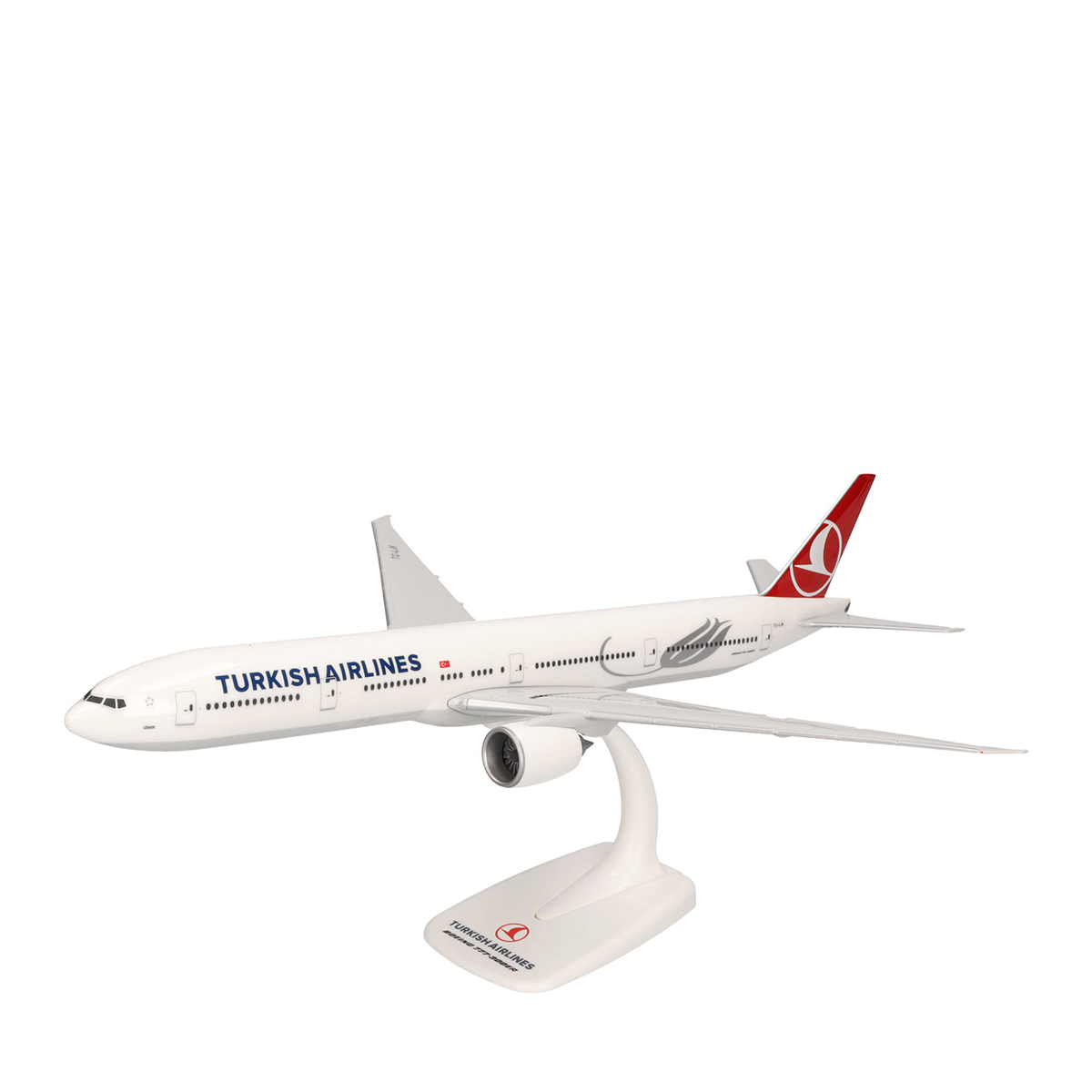 herpa-turkish-airlines-boeing-777-300er-tc-ljk-613057 Herpa Wings Snapfit 1:200 Turkish Airlines Boeing 777-300ER TC-LJK 613057 – Bild 1