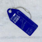 Aviationtag Go First A320neo VT-WJC blau – Bild 2