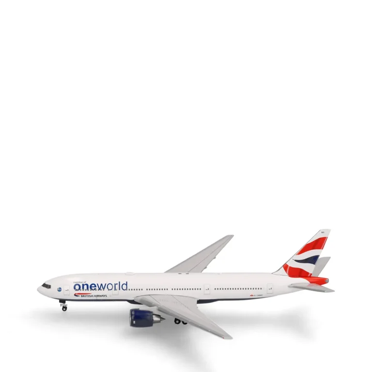 Herpa 1:500 Flugzeugmodell Boeing 777-200 „oneworld“ British Airways G-YMMU 539135
