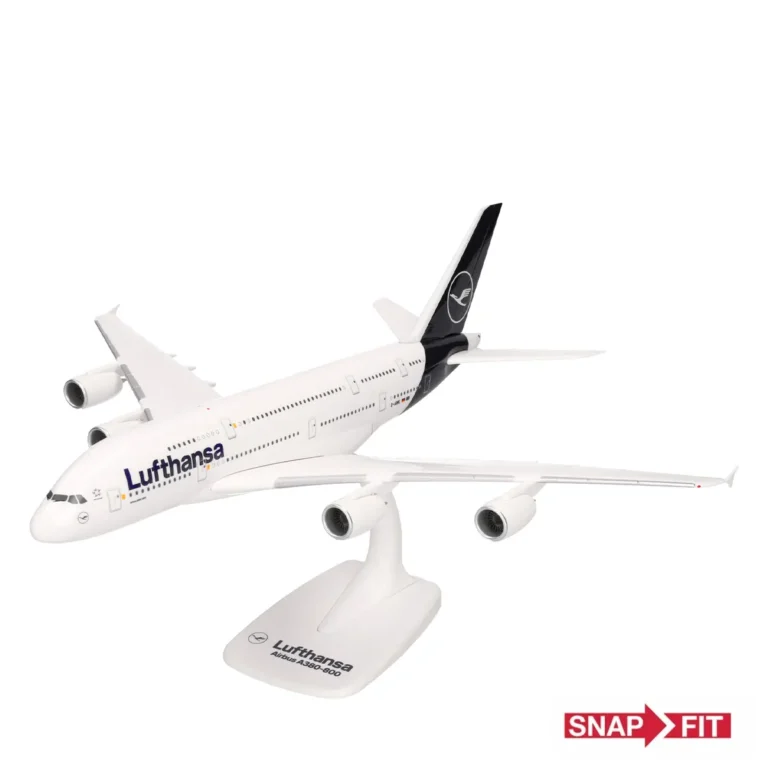 Herpa Wings Snapfit 614931 Lufthansa Airbus A380 D-AIMK 1:250 Flugzeugmodell