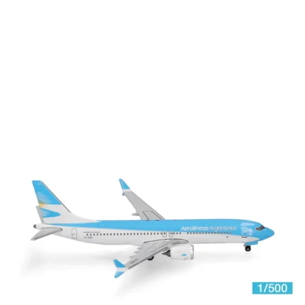 Herpa Boeing 737 Max 8 Aerolíneas Argentinas LV-KKE Flugzeugmodell 539081 1:500