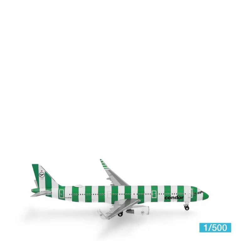 Herpa Condor Airbus A321 Island D-ATCB Flugzeugmodell 1:500 539142