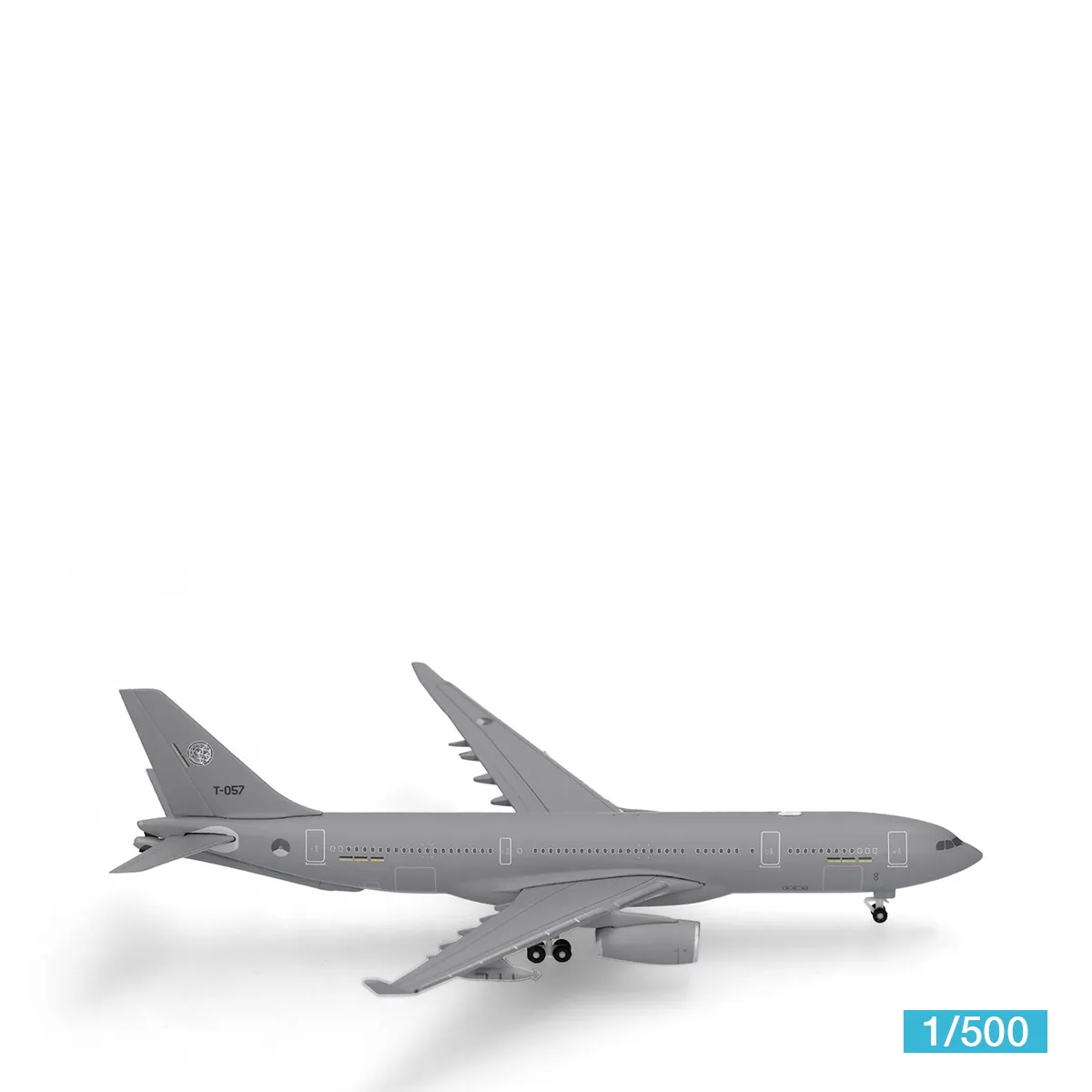 herpa-nato-multinational-multirole-tanker-unit-mmu-flugzeugmodell-539166-1-500-airbus-a330-mrtt-t-057-eindhoven-air-base Herpa NATO Multinational Multirole Tanker Unit (MMU) Flugzeugmodell 539166 1:500 Airbus A330 MRTT T-057 Eindhoven Air Base