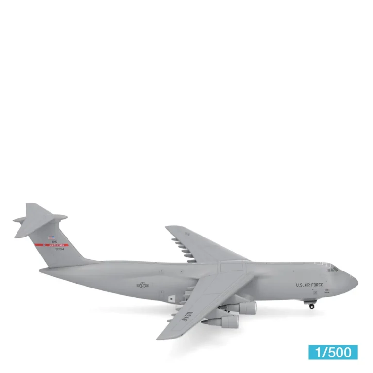 Herpa U.S. Air Force Lockheed C-5A Galaxy Tennessee Air National Guard Flugzeugmodell 1:500 539180