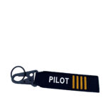 Pilot Schlüsselanhänger Flugzeug Karabiner – Bild 2
