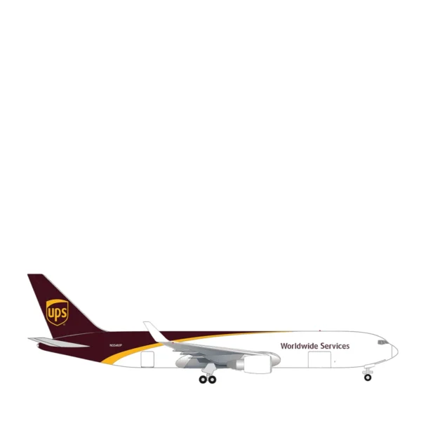 Herpa 526166-001 UPS Boeing 767-300 F Flugzeugmodell N354UP