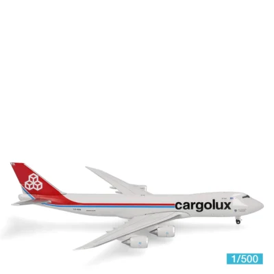 Herpa Wings 539234 Cargolux Boeing 747-8F LX-VCN Spirit of Schengen Modellflugzeug