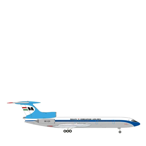 Herpa 574044 Male Hungarian Tupolev HA-LCA