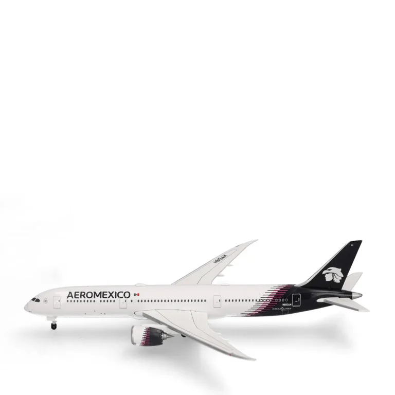 Herpa Boeing 787-9 Dreamliner Aeroméxico N815AM New Livery Flugzeugmodell 1:500 539425