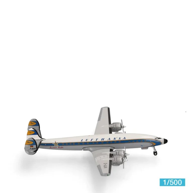 Herpa Lufthansa Super Star Lockheed L-1649A D-ALAN Modellflugzeug 1:500 539357