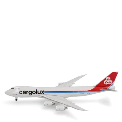 Herpa 539234 Cargolux Boeing 747-8F LX-VCN Spirit of Schengen Sammlermodell