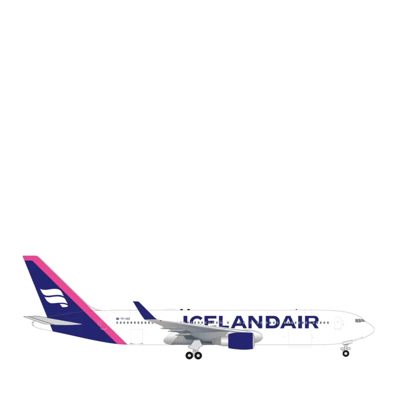 Herpa Wings 539258 Icelandair Boeing 767 Clubmodell TF-ISO