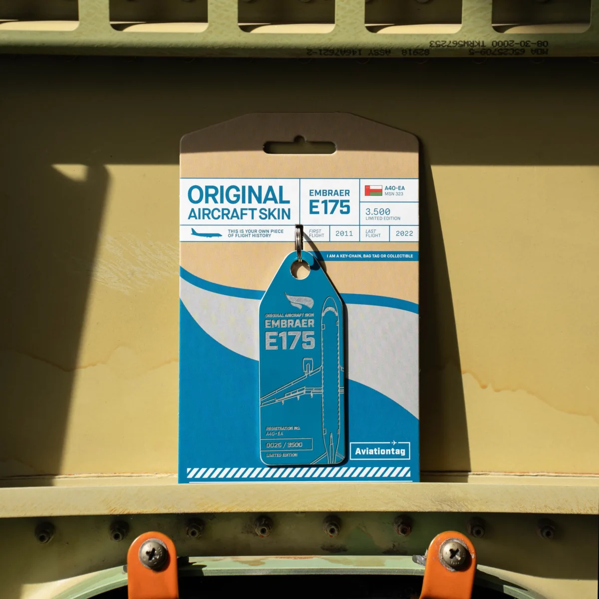 Aviationtag Oman Air Embraer E175 A40-EA Petrol