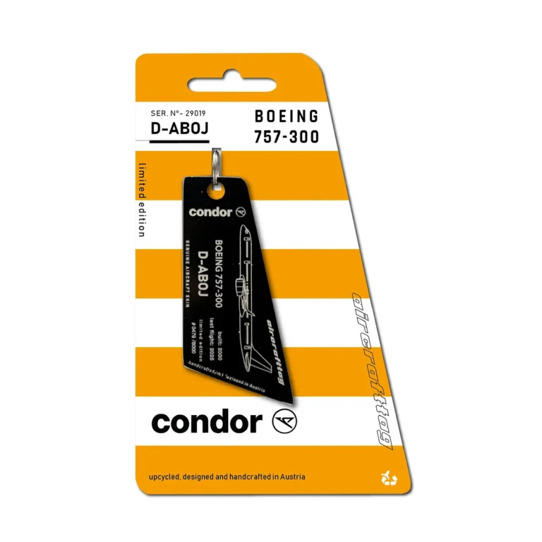 Aircrafttag Condor B757 D-ABOJ schwarz