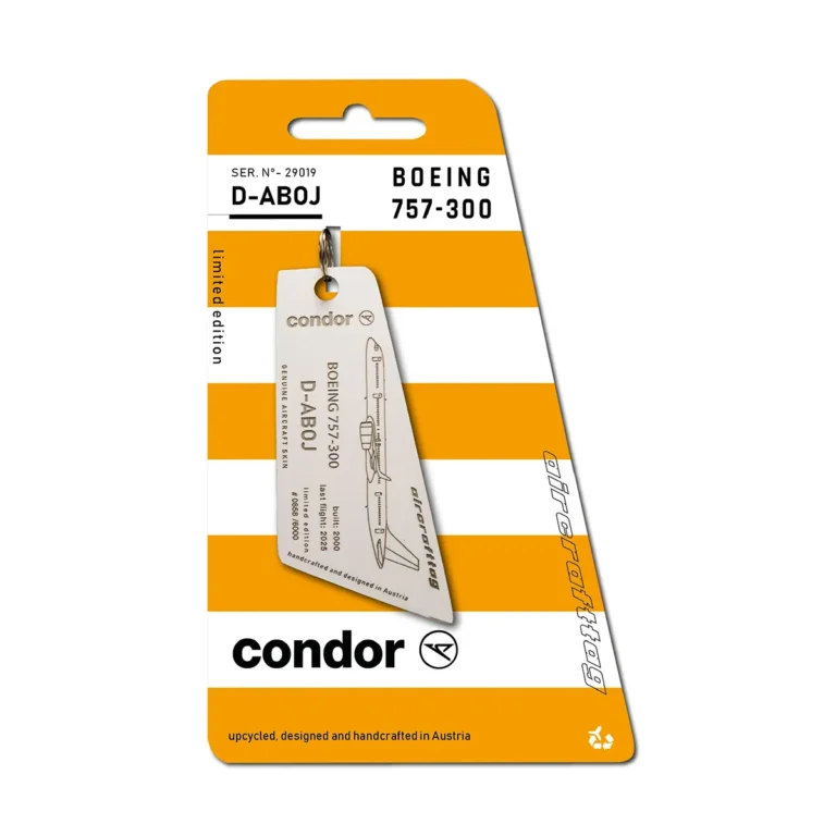 Aircrafttag Condor B757 D-ABOJ weiß