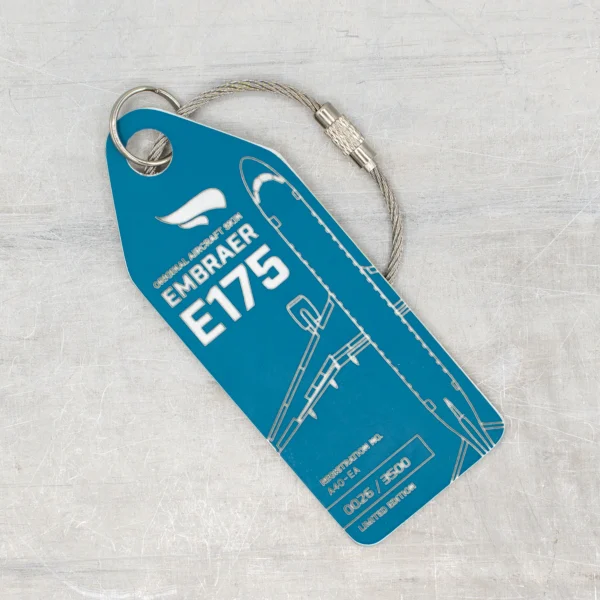 Aviationtag Oman Air Embraer E175 A40-EA Petrol