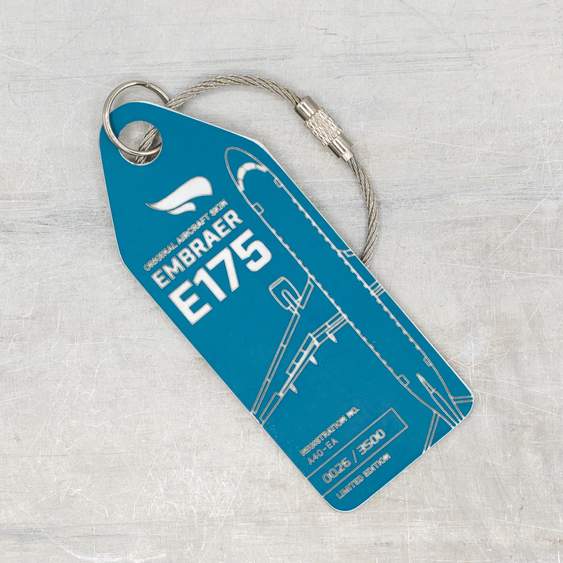 Aviationtag Oman Air Embraer E175 A40-EA Petrol