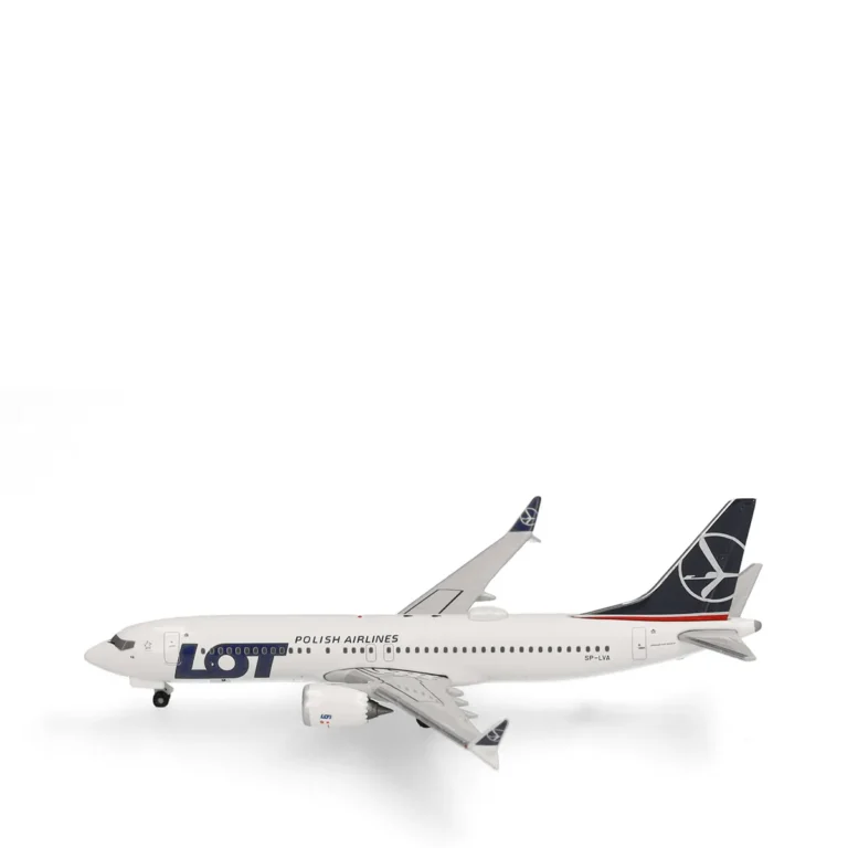 Herpa 539098 Lot Polish Boeing 737 Max 8 Wings 1:500