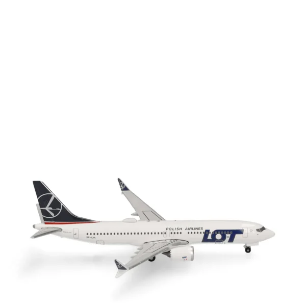 Herpa 539098 Lot Polish Boeing 737 Max 8 Wings 1:500