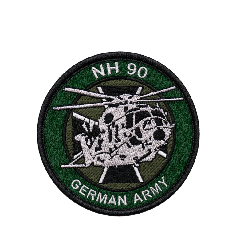 NH90 Bundeswehr German Army Patch silber