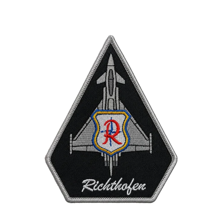 Richthofen Eurofighter Patch gestickt Fünfeck