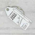Aviationtag Lufthansa A340 D-AIHE weiß white