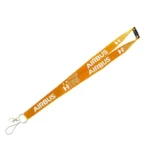 Airbus Schlüsselband Helikopter H175 Badge Holder Lanyard orange