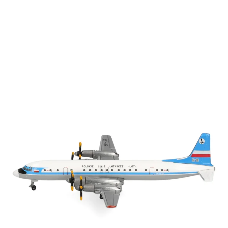 Herpa 1:500 Flugzeugmodell Ilyushin IL-18 LOT Polish Airlines 538787