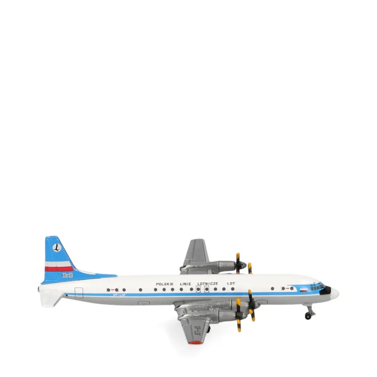 Herpa Flugzeugmodell LOT Polish Airlines Ilyushin IL-18 1:500 Artikel 538787