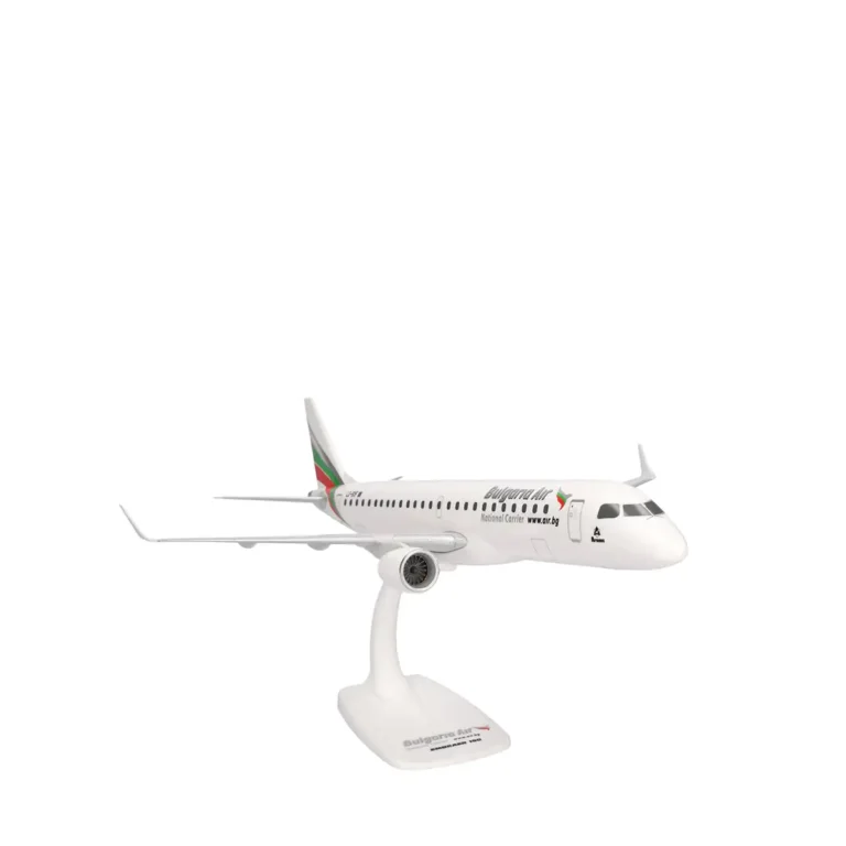 Herpa Wings 609258-001 Embraer E190 Bulgaria Air LZ-SOF 1:100
