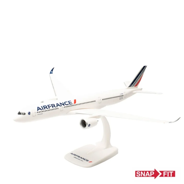 Herpa Airbus A350-900 Air France 2021 Livery F-HTYM „Fort-de-France“ Snapfit Flugzeugmodell 612470-001 1:200