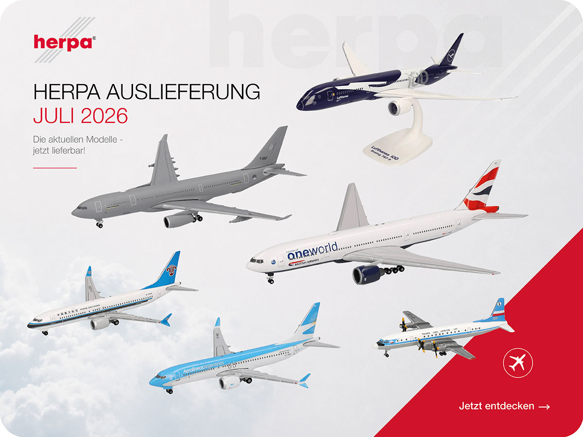 Herpa Auslieferung Juli 2026