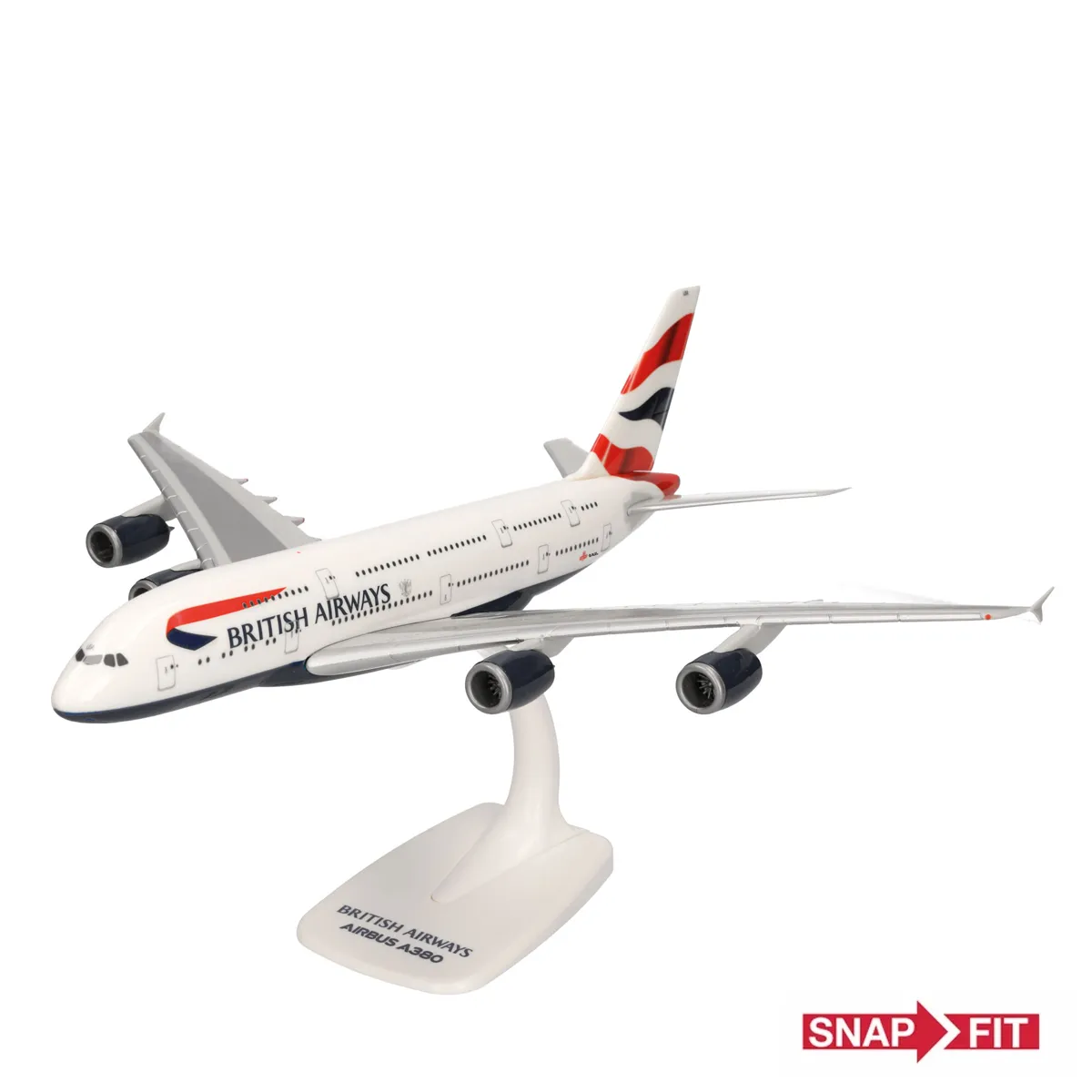 herpa-british-a380-g-xlel-snapfit-flugzeugmodell-1-250-615075 Herpa Wings Snapfit 1:250 British Airways Airbus A380 – G-XLEL 615075 Vorbestellung – Bild 1
