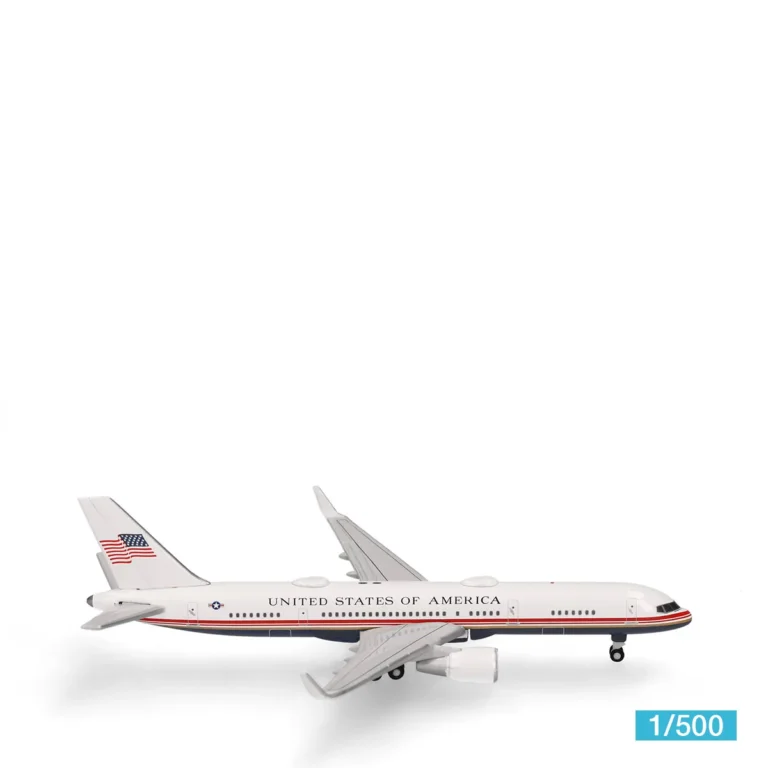 Herpa U.S. Air Force Boeing VC-32 Air Force Two 1st Airlift Squadron Flugzeugmodell 1:500 539548