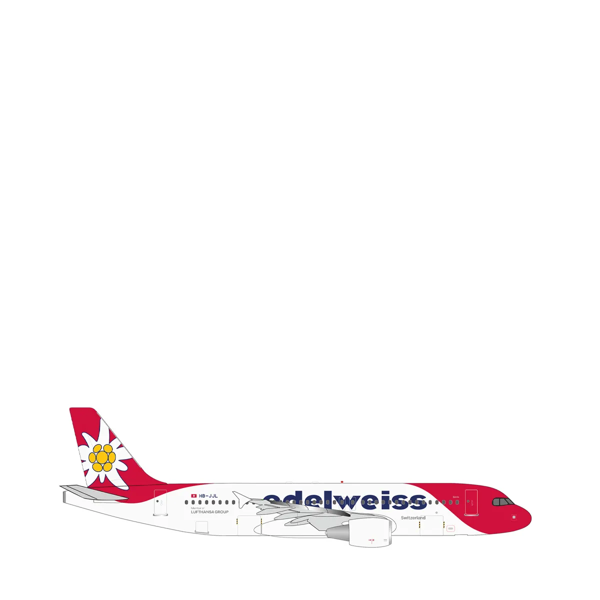 herpa-wings-edelweiss-a320-hb-jjl-539470-flugzeugmodell-1-500 Herpa Wings 1:500 Edelweiss Air Airbus A320 – HB-JJL “Säntis” 539470 Vorbestellung – Bild 1