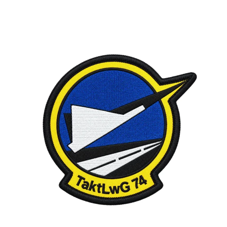Patch TaktLwG74 Neuburg Wappen Klett gestickt