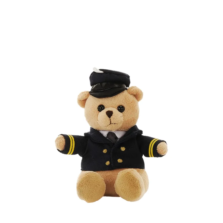 Anhänger Pilot Bär Plüsch