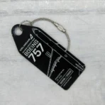 Aviationtag Icelandair Boeing 757 Hekla Aurora schwarz