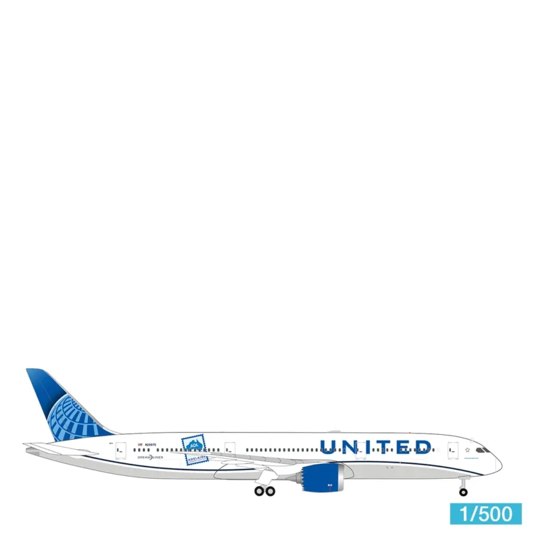 Herpa Wings Modell United Airlines Boeing 787-9 "Adelaide" - N29975 539432