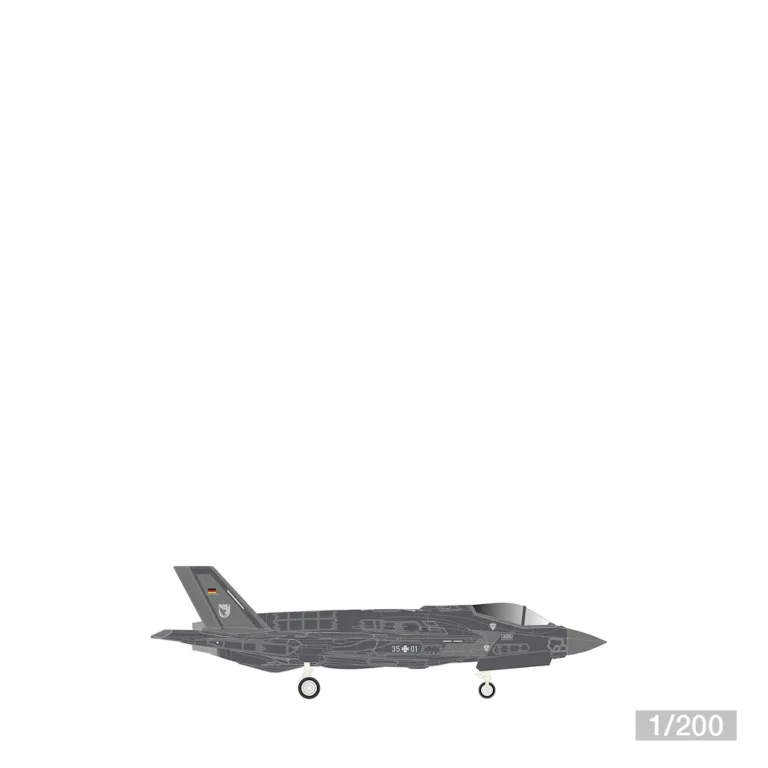 Herpa Wings Moell 1:200 Luftwaffe Lockheed Martin F-35A Lightning II - 574297