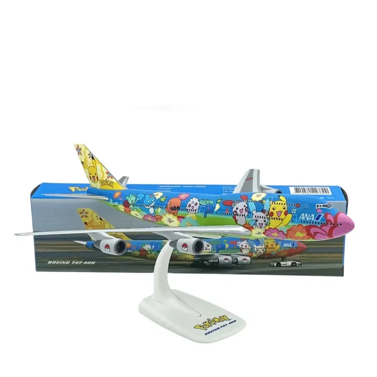 PPC ANA All Nippon Airways Pokemon Flugzeugmodell 747-400 JA8956