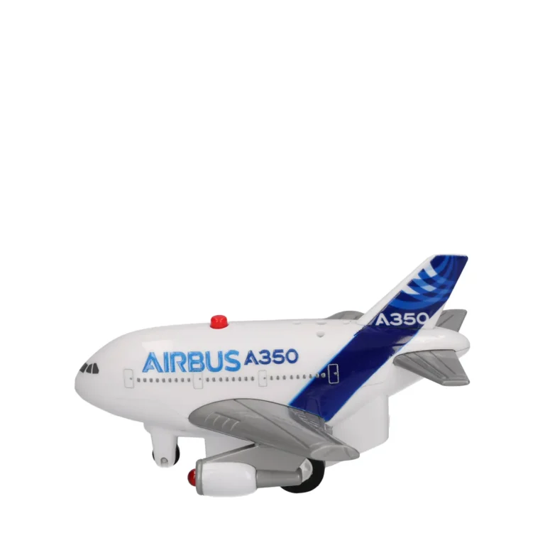 Spielzeug Flugzeug Pullback Plane Rückziehmotor Airbus A350 Licht Sound Herpa Daron